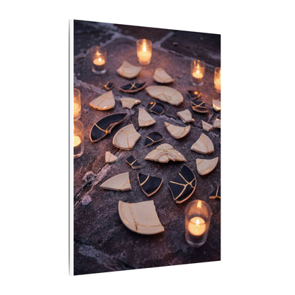 Winter Broken Pottery Broken Beauty Canvas Art | Beautiful Decor