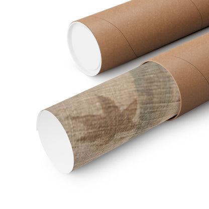 Japandi Bamboo Grove in Golden Hour | Japanese Pattern Wall Art Print