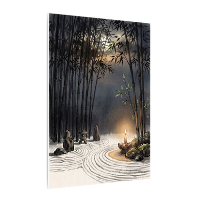 Tranquil Bamboo Grove Canvas Art - Karesansui Zen