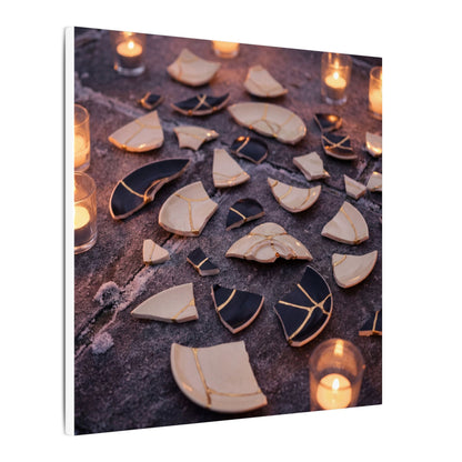 Winter Broken Pottery Broken Beauty Canvas Art | Beautiful Decor
