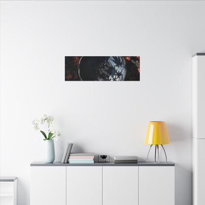 Autumn Ceramic Bowl Shadow Zen Canvas Art | Bold Decor