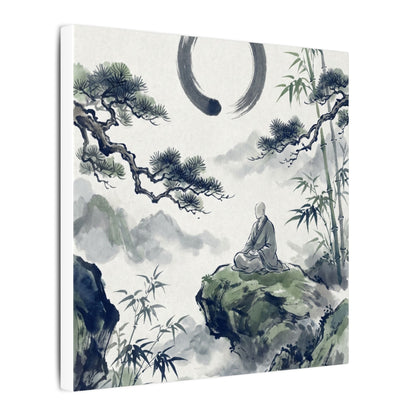 Zen Sumi-e Canvas Art