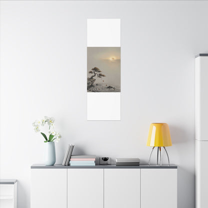 Pine Tree Canvas Art | Autumn Zen Karesansui Art