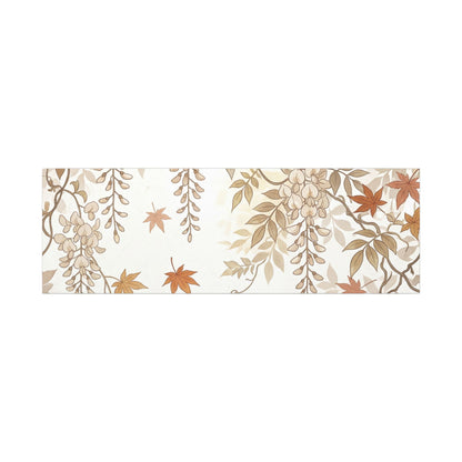 Shibui Wisteria Canvas Art - Japandi Japanese Pattern