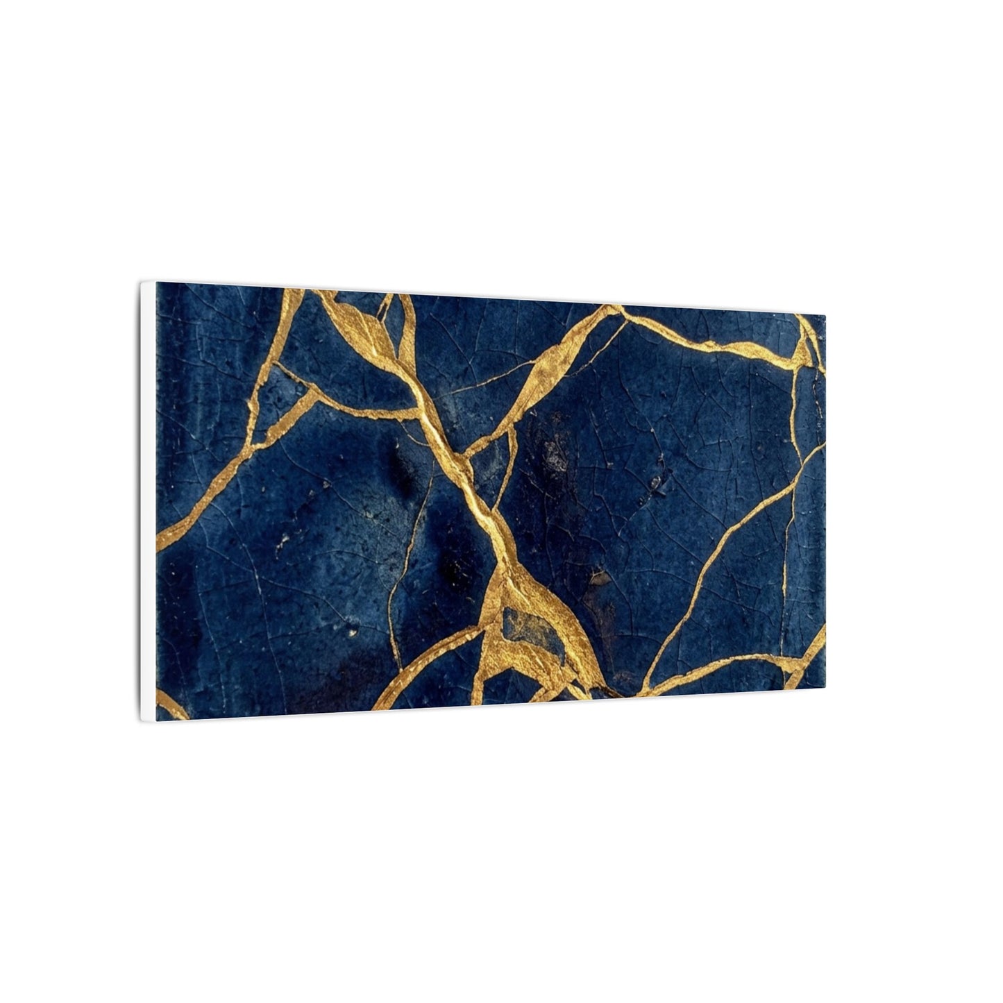 Kintsugi Crackle Canvas Art