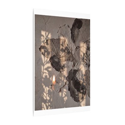 Shadow Play Summer Canvas Art | Japandi Elegant Design