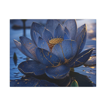 Kintsugi Lotus Flower in Dawn | Broken Beauty Canvas Art