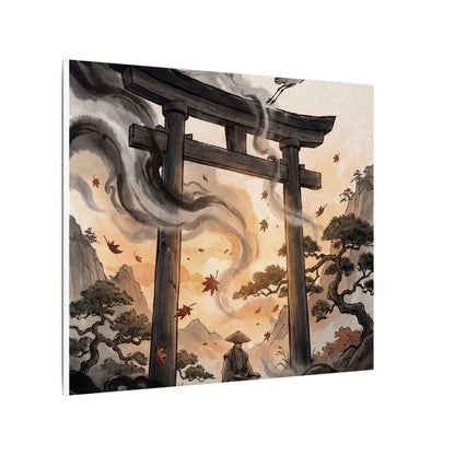 Torii Gate Ukiyo E Inspired Canvas Art | Serene Zen Art