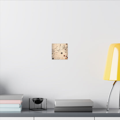 Golden Hour Shoji Screen Canvas Art - Japandi Fukinsei