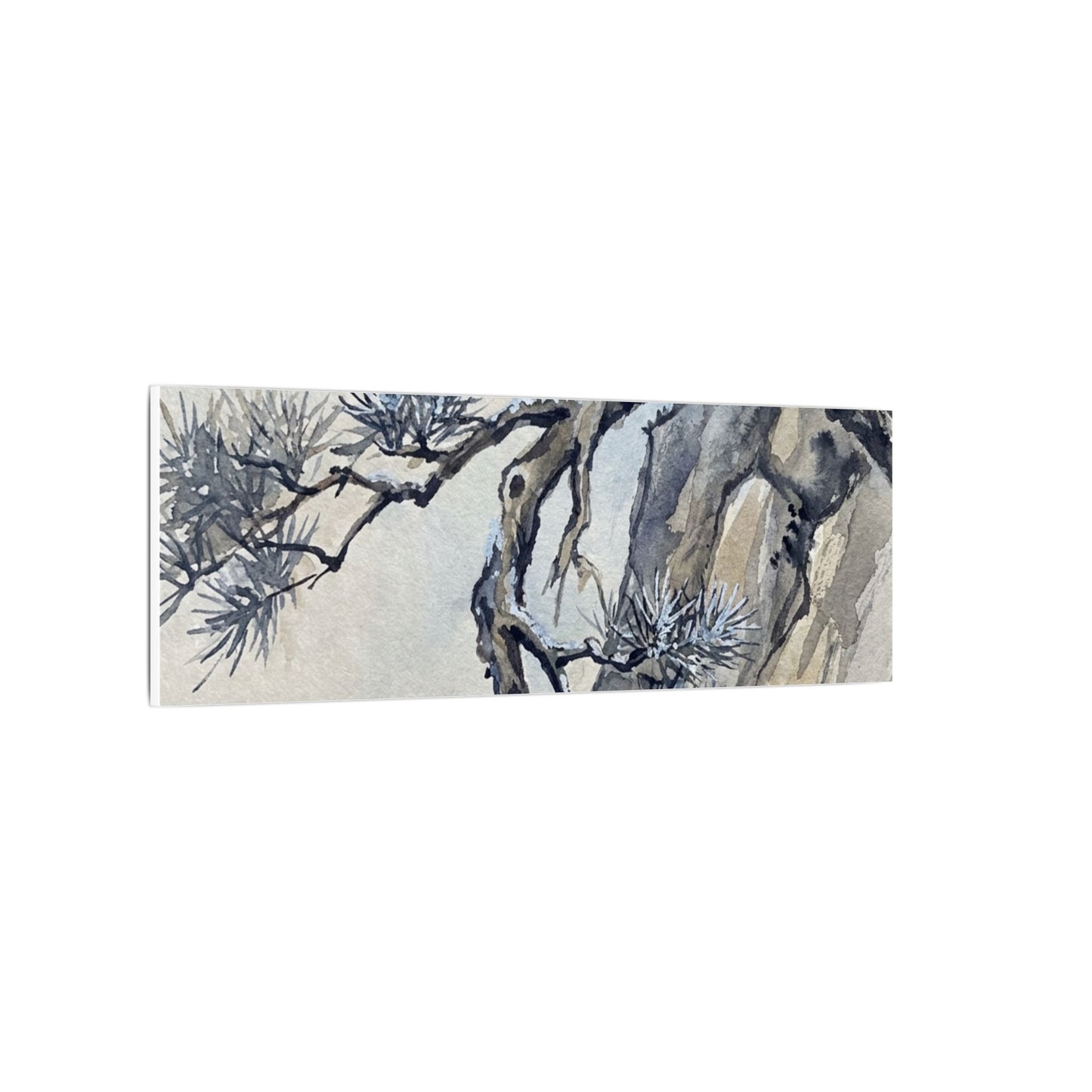 Moonlight Pine Tree Canvas Art - Japandi Seijaku