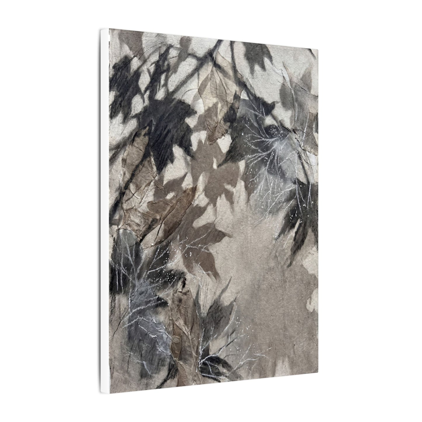 Shadow Play Texture Canvas Art | Cozy Japandi Art