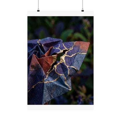 Paper Fold Summer Wall Art Print | Kintsugi Beautiful Design