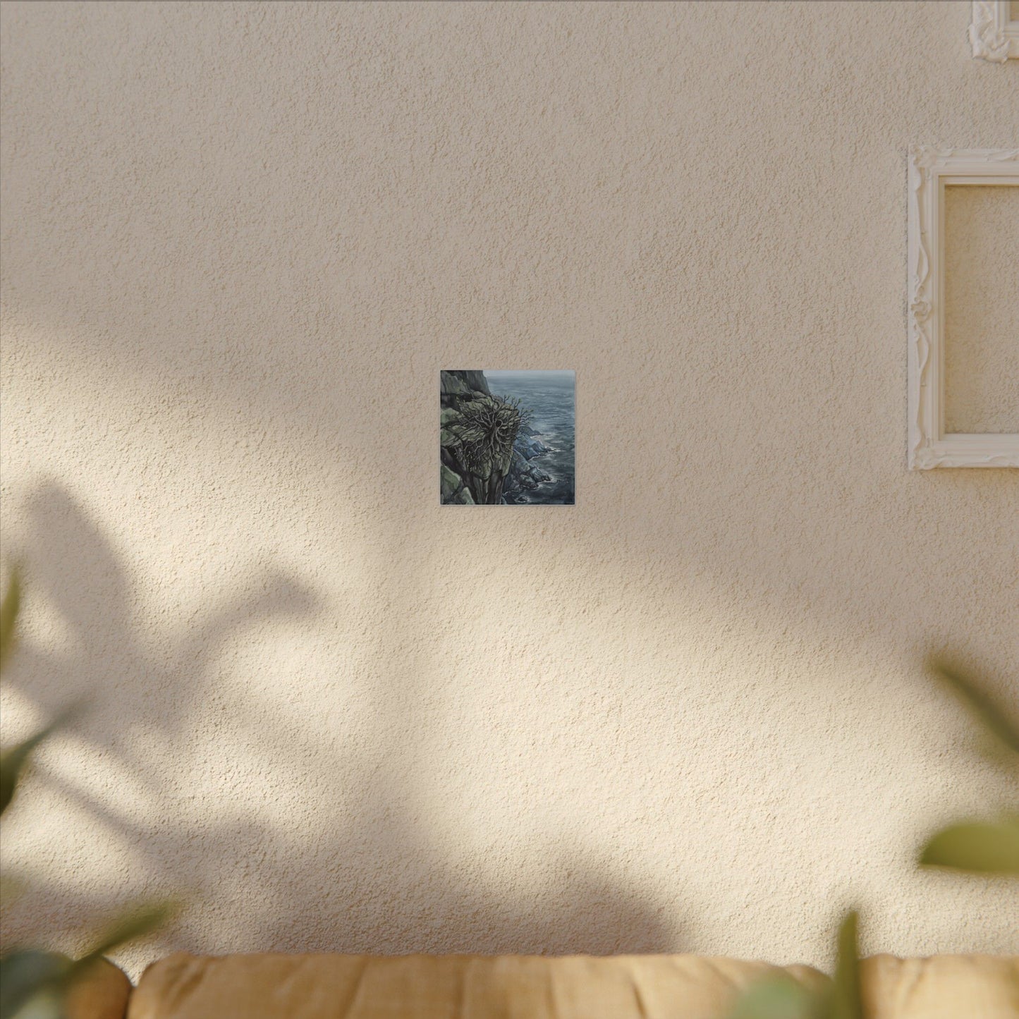 Pine Tree Spring Canvas Art | Japandi Neutral Design