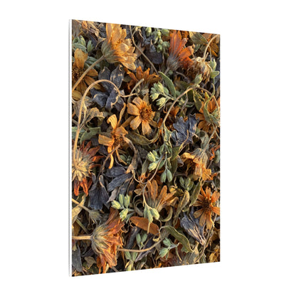 Spring Dried Flowers Japanese Pattern Canvas Art | Warm Decor