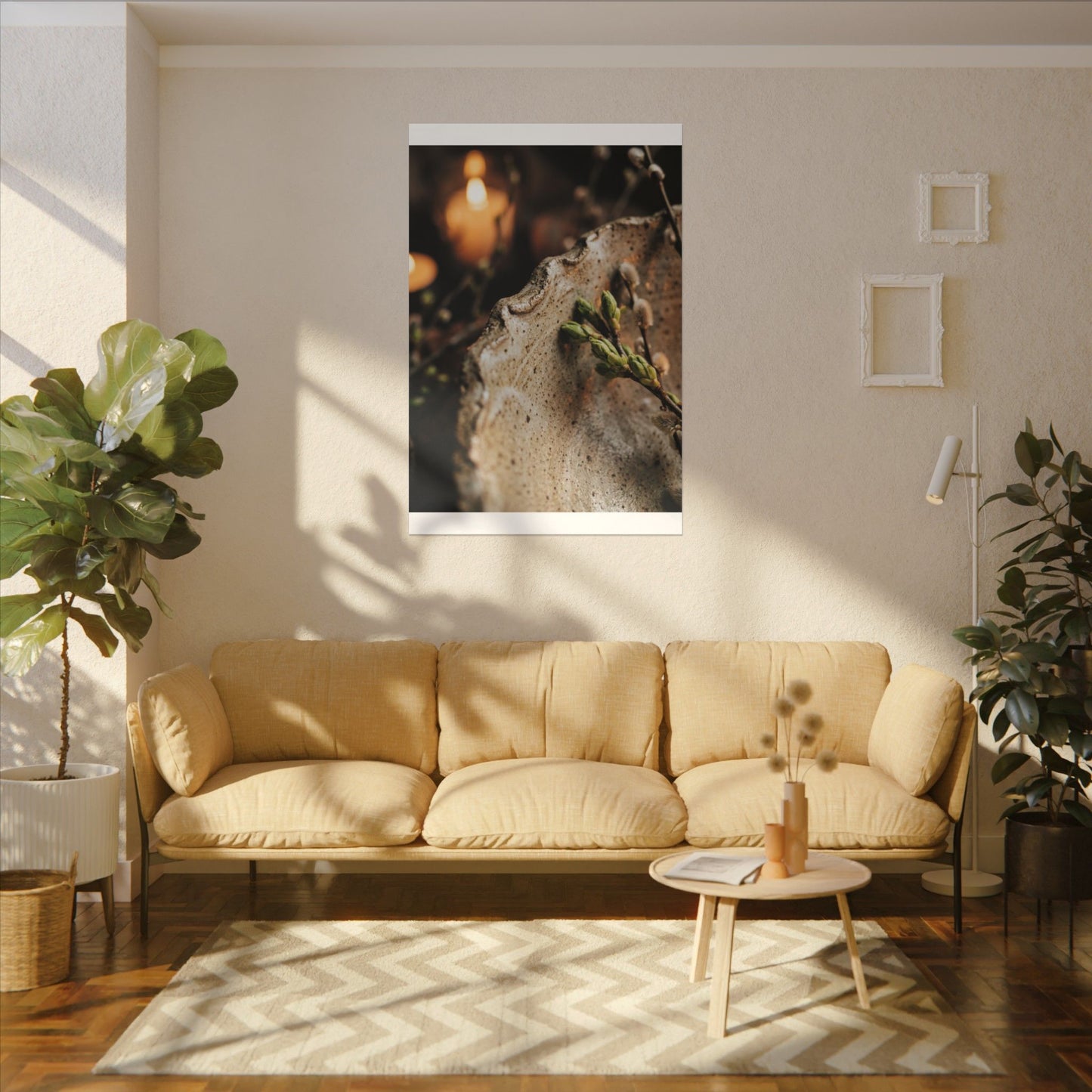 Overcast Ceramic Bowl Canvas Art - Japandi Ma
