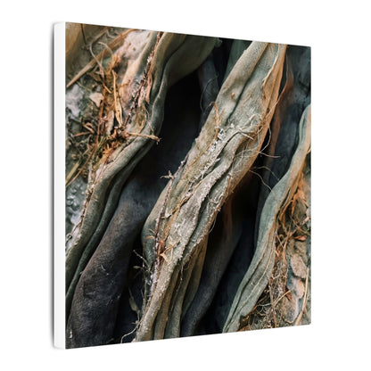 Silk Drape Winter Canvas Art | Japandi Cozy Design