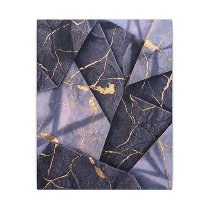 Seijaku Paper Fold Canvas Art - Kintsugi Gold Vein