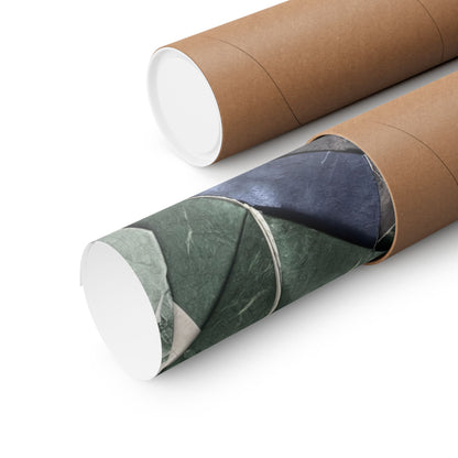 Cozy Paper Fold Wall Art Print - Japanese Pattern Japandi