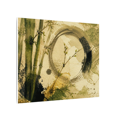 Ink Brushstroke Sumi E Canvas Art | Calm Zen Art