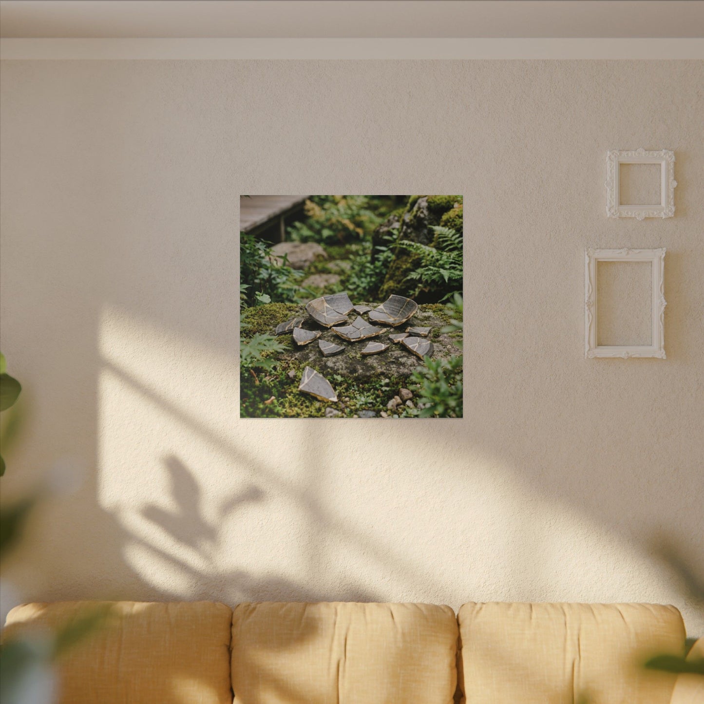 Summer Broken Pottery Gold Repair Canvas Art | Resilient Decor