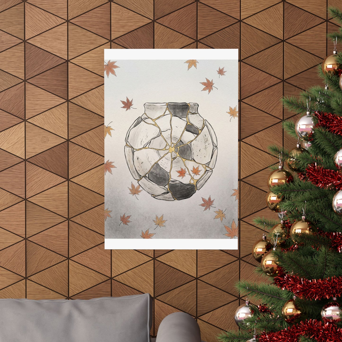 Dawn Broken Pottery Wall Art Print - Japandi Datsuzoku