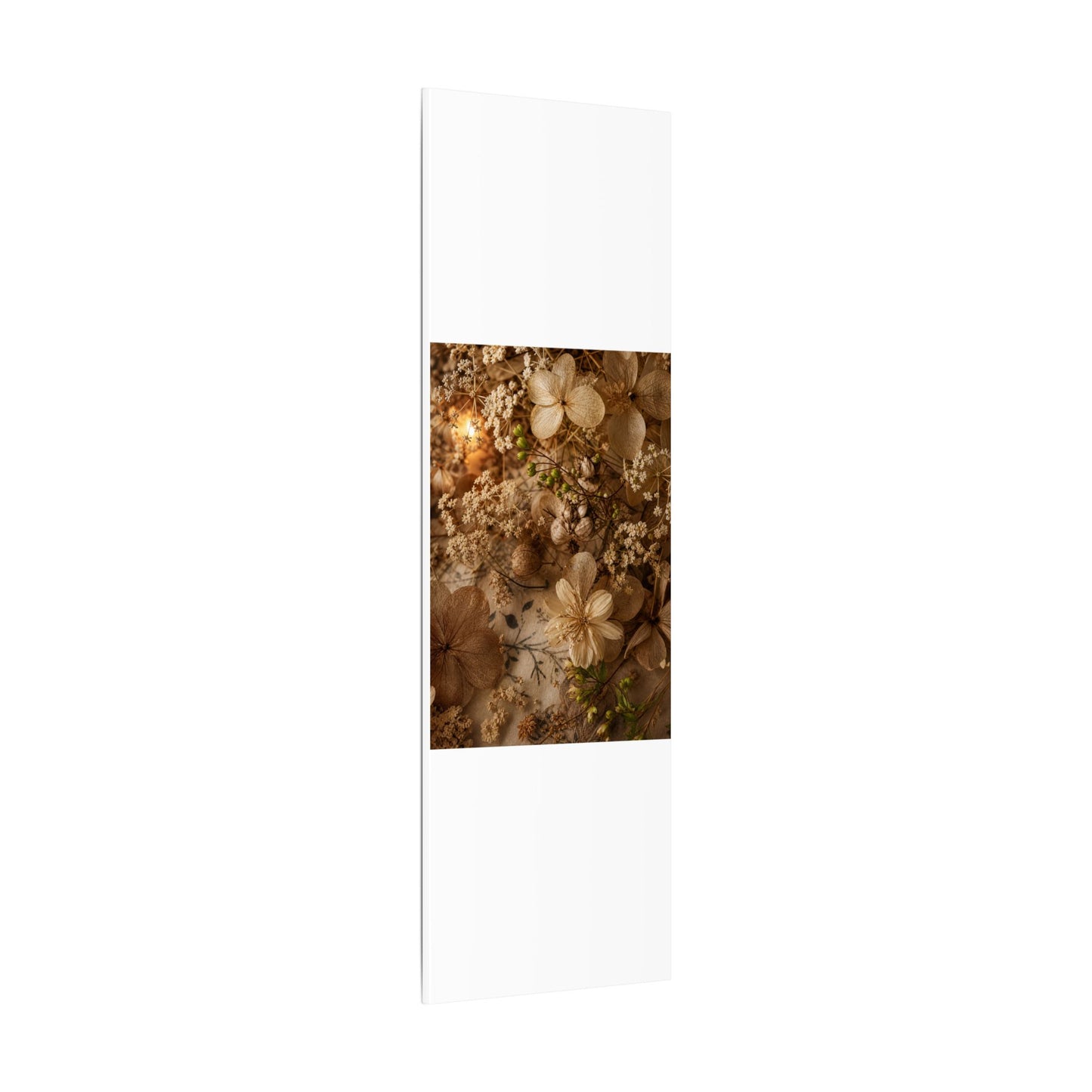 Spring Dried Flowers Japanese Pattern Canvas Art | Earthy Decor