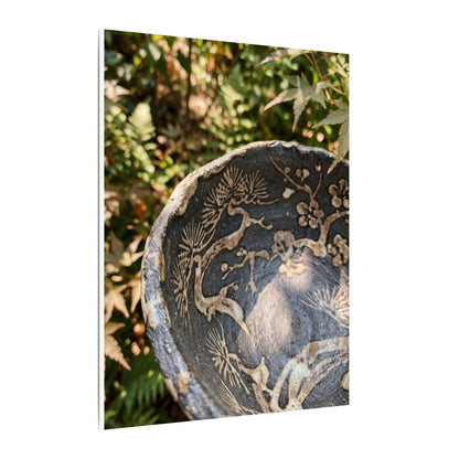 Ceramic Bowl Canvas Art | Summer Japandi Japanese Pattern Art