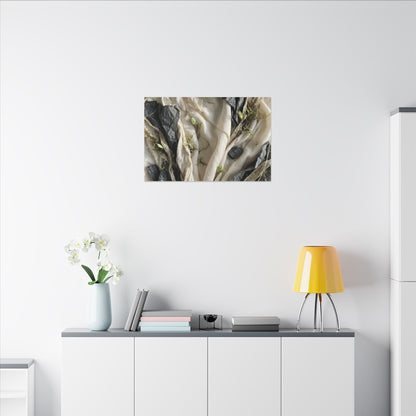 Spring Silk Drape Texture Canvas Art | Warm Decor