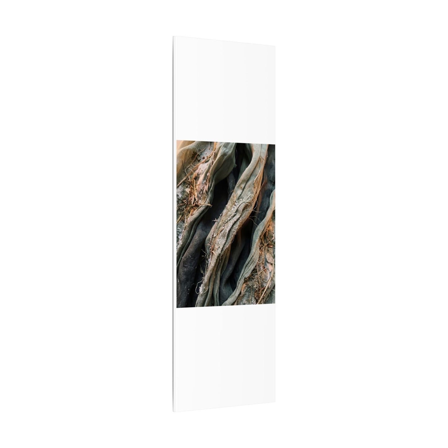 Silk Drape Winter Canvas Art | Japandi Cozy Design