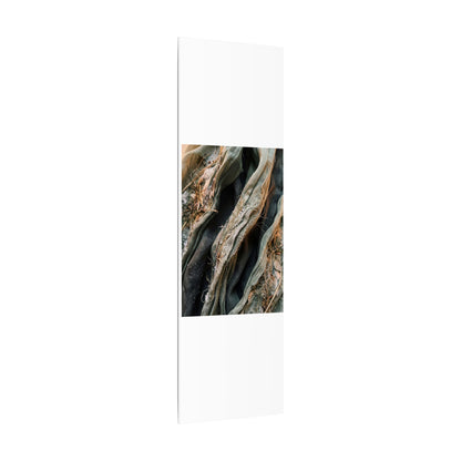 Silk Drape Winter Canvas Art | Japandi Cozy Design