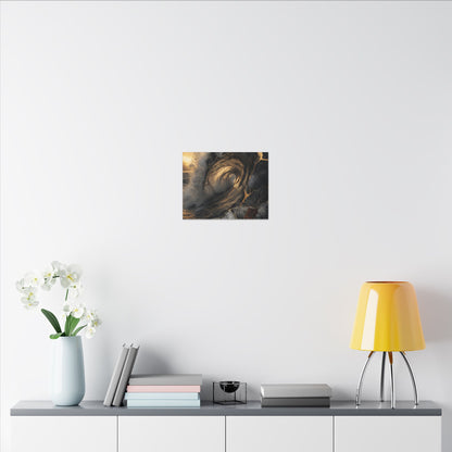 Kanso Ocean Wave Canvas Art - Kintsugi Gold Vein