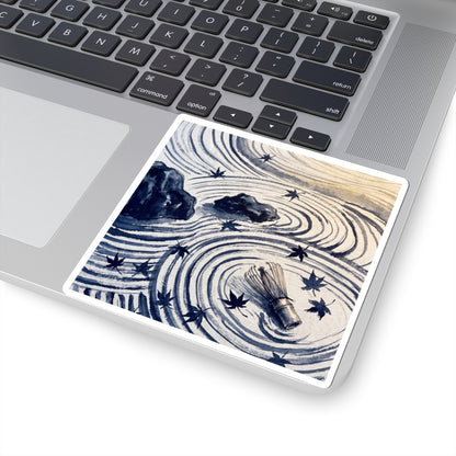 Rock Garden Autumn Sticker | Zen Serene Design