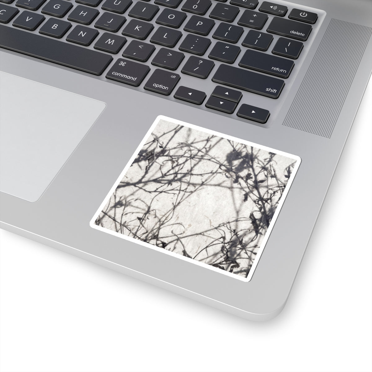 Shadow Play Sticker | Winter Japandi Japanese Pattern Art