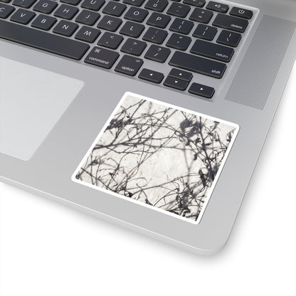 Shadow Play Sticker | Winter Japandi Japanese Pattern Art