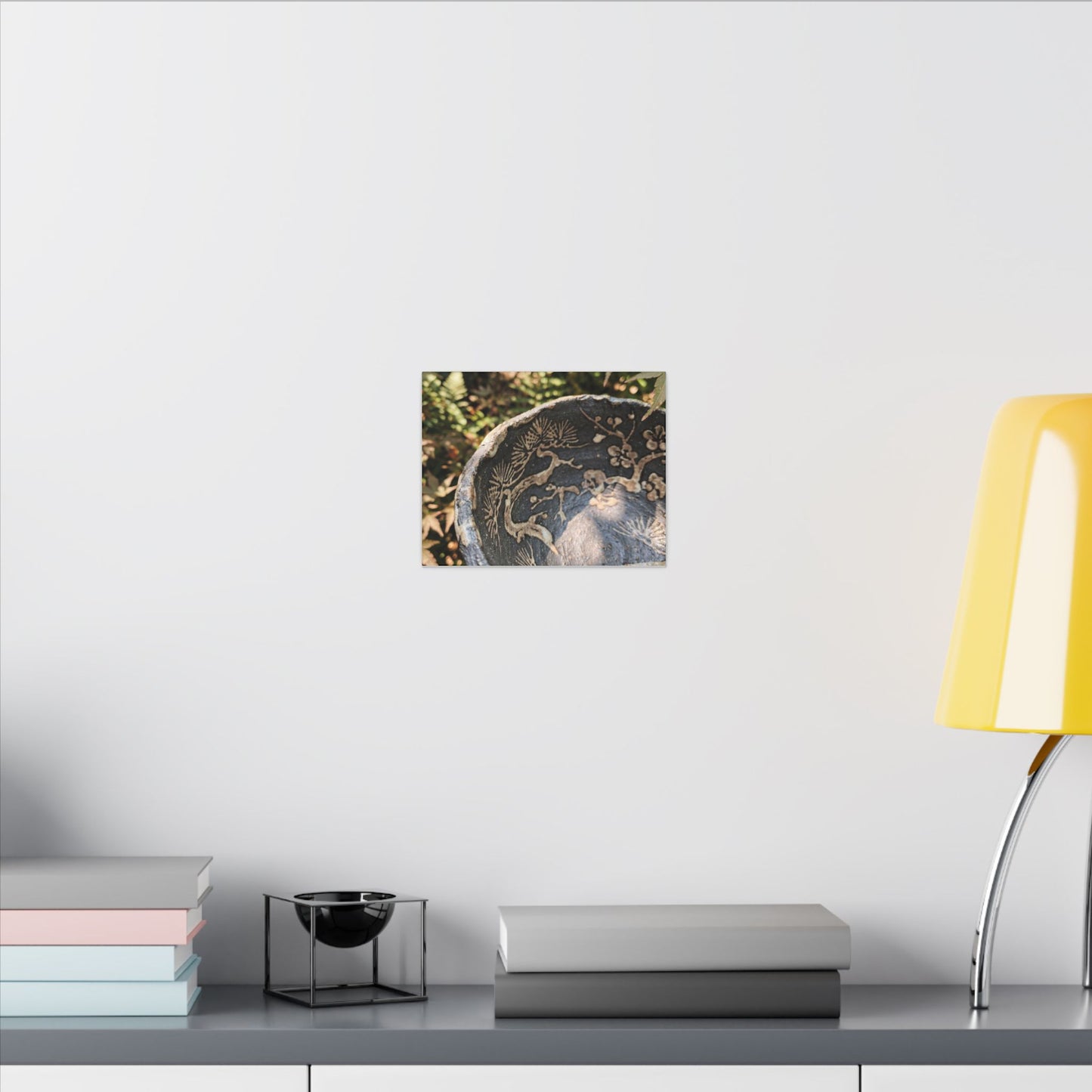 Ceramic Bowl Canvas Art | Summer Japandi Japanese Pattern Art
