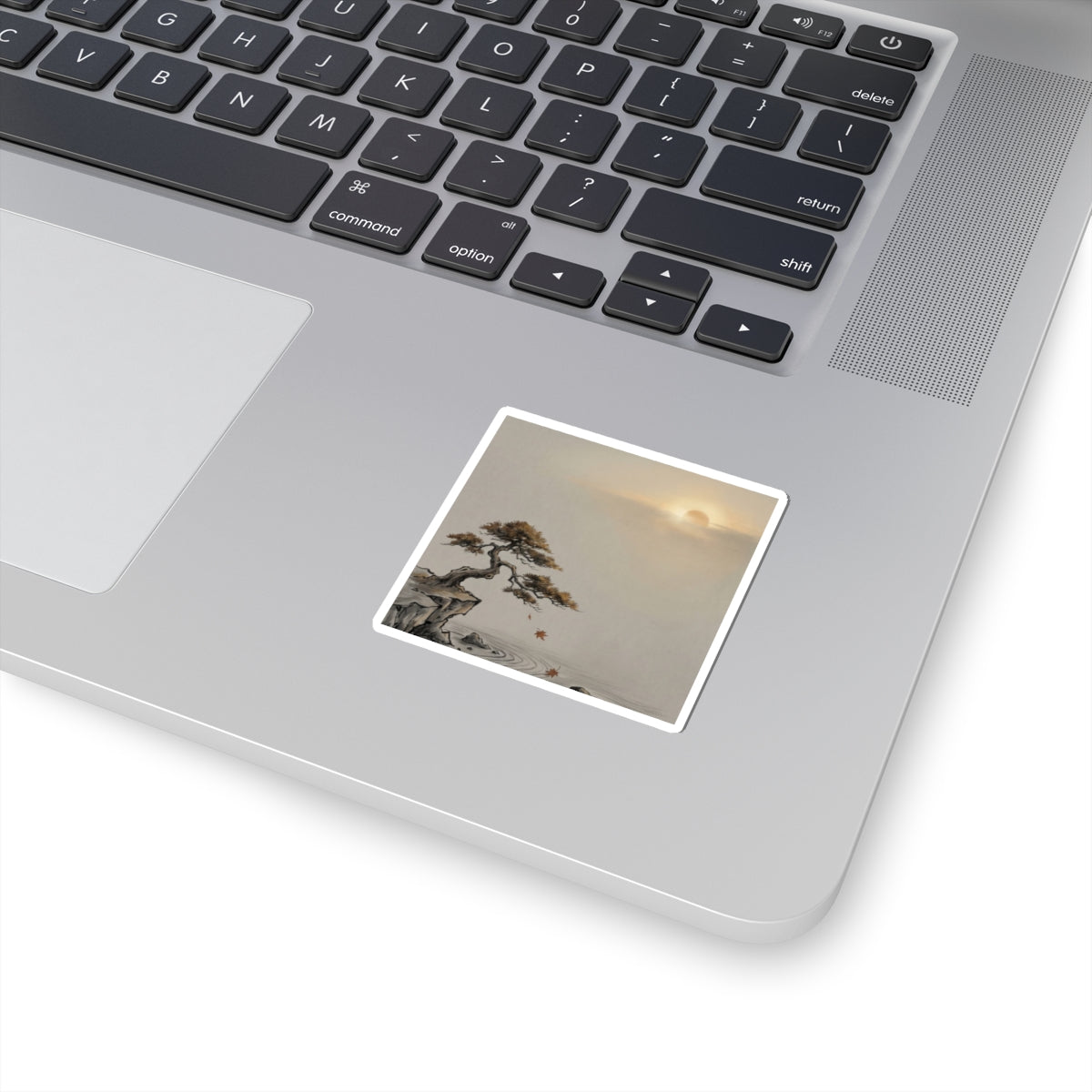 Serene Pine Tree Sticker - Karesansui Zen