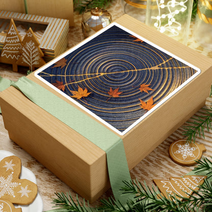 Golden Hour Water Ripple Sticker - Kintsugi Datsuzoku Art Print