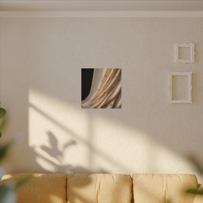 Golden Hour Silk Drape Canvas Art - Kintsugi Fukinsei