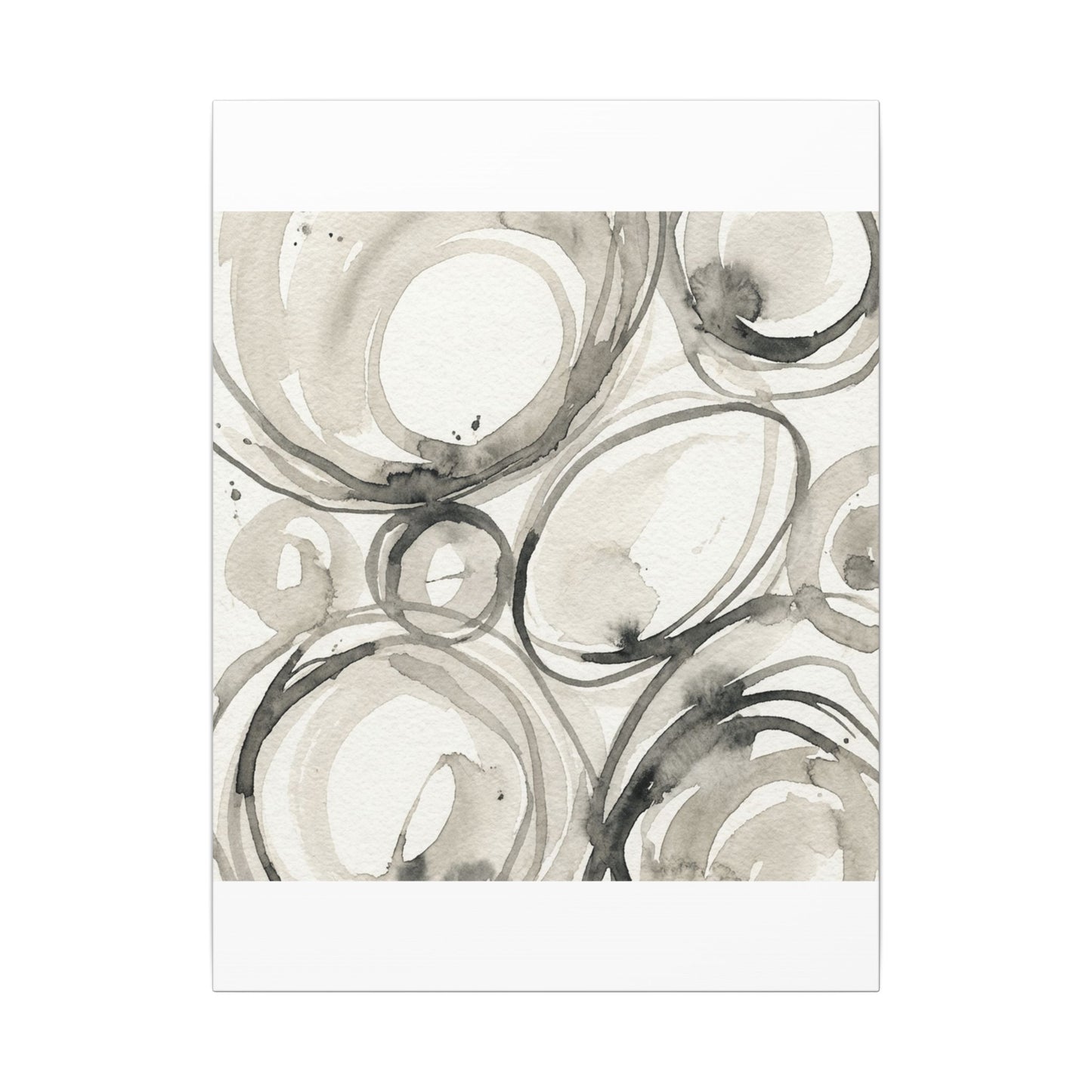 Handcrafted Feel Japandi Watercolor Canvas Art