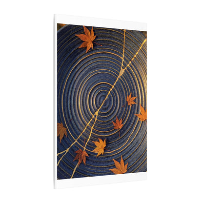 Water Ripple Gold Repair Canvas Art | Healing Kintsugi Art