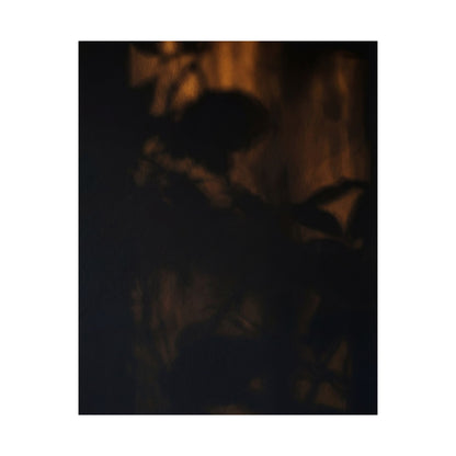 Shadow Play Summer Wall Art Print | Dark Japandi Atmospheric Design