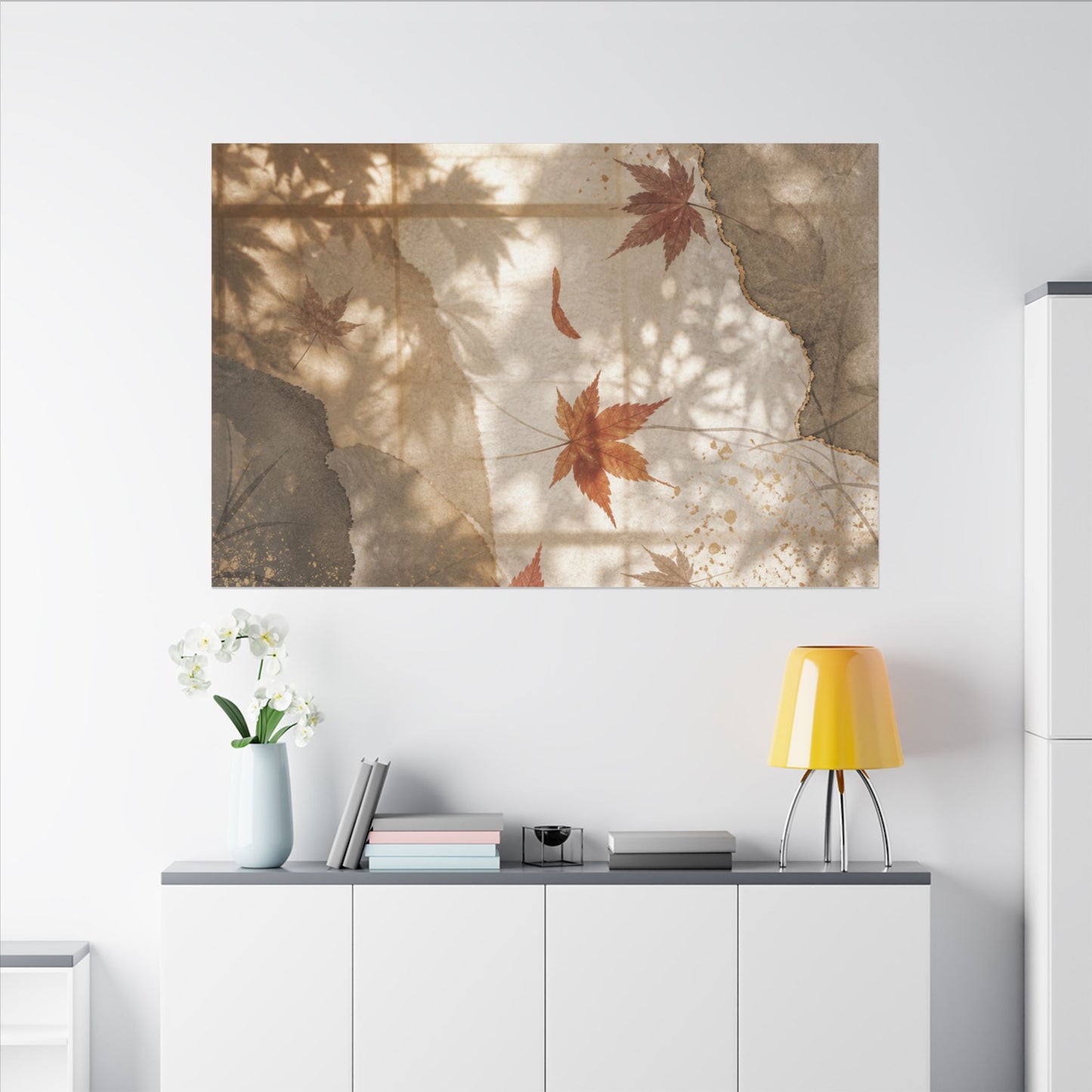 Datsuzoku Shoji Screen Canvas Art - Japandi Japanese Pattern