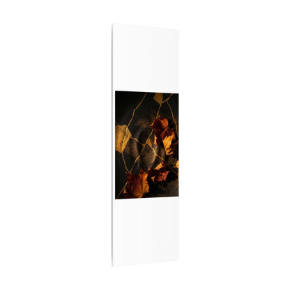 Resilient Shadow Play Canvas Art - Crackle Gold Kintsugi