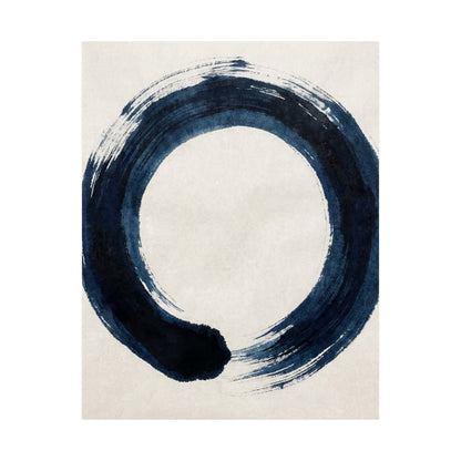Balanced Meditation Zen Enso Wall Art Print