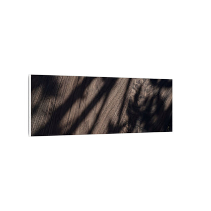 Shadow Play Summer Canvas Art | Dark Japandi Moody Design