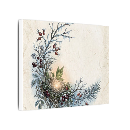 Winter Shoji Screen Forest Whimsy Canvas Art | Enchanting Decor