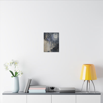 Winter Wisteria Texture Canvas Art | Elegant Decor