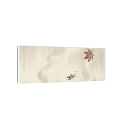Lotus Flower Canvas Art | Autumn Zen Ukiyo E Inspired Art