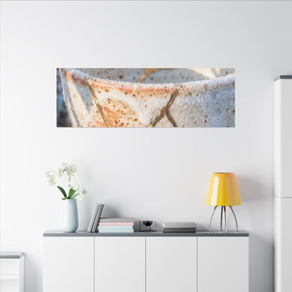 Resilient Ceramic Bowl Canvas Art - Gold Vein Kintsugi