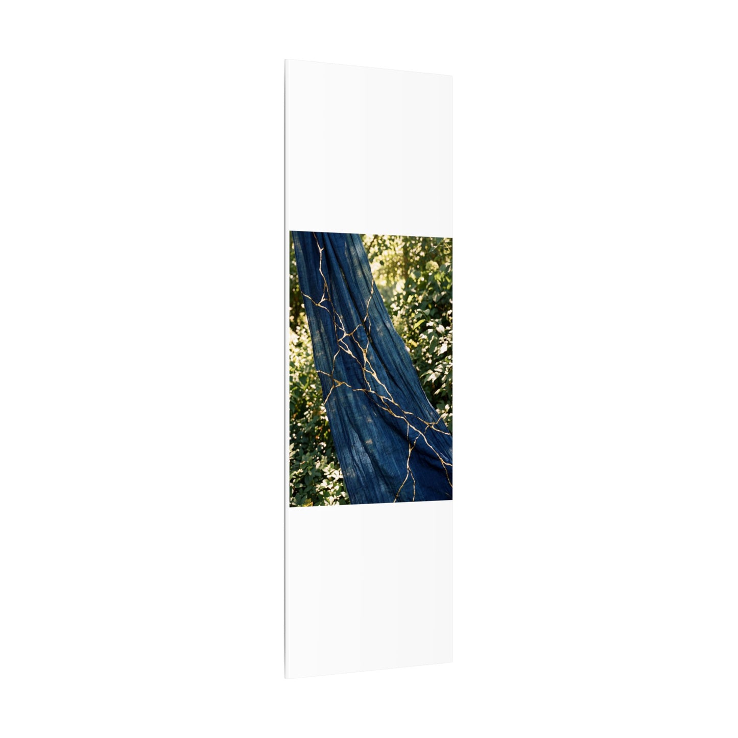 Resilient Silk Drape Canvas Art - Gold Repair Kintsugi